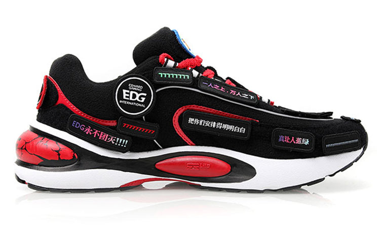 (WMNS) Li-Ning X EDG V8 'Black Red' ARHN282-1