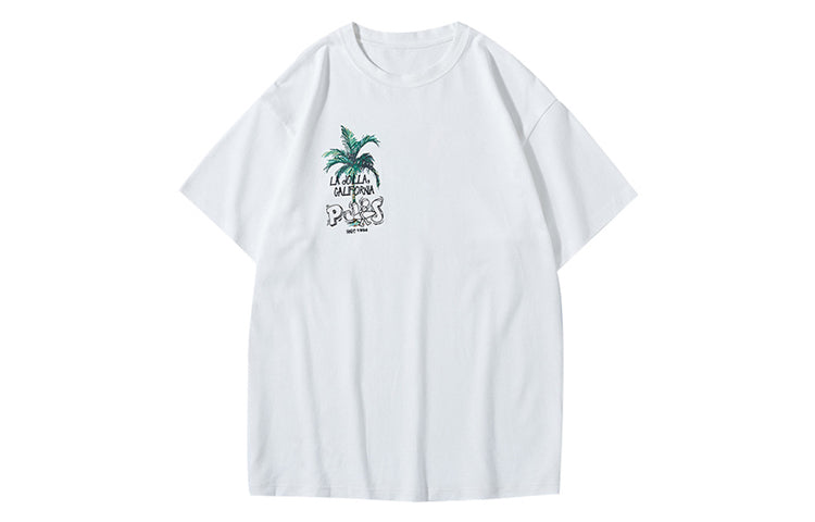 PJs Vigor Printing Short Sleeve Unisex White 20SSTS1023-P