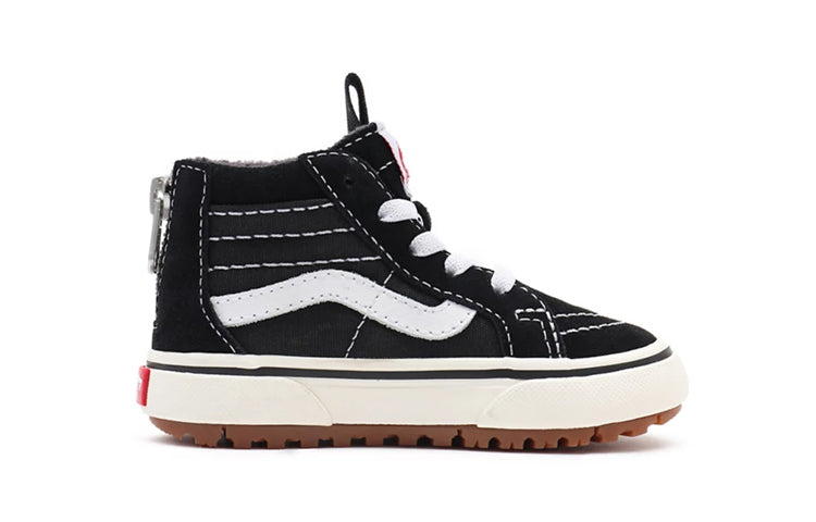 Vans Toddler SK8-HI Zip Mte-1 Sneakers Black/White TD VN0A5HZ36BT
