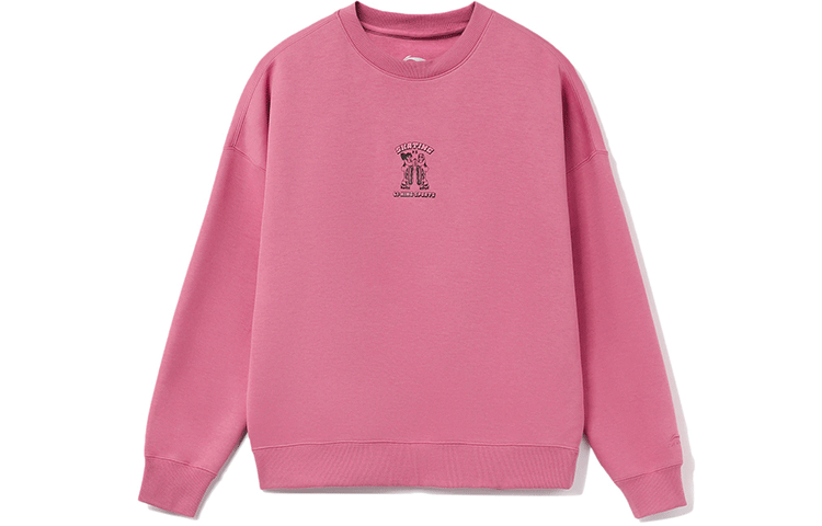 (WMNS) Li-Ning Skateboarding Graphic Sweatshirt 'Pink' AWDR678-2