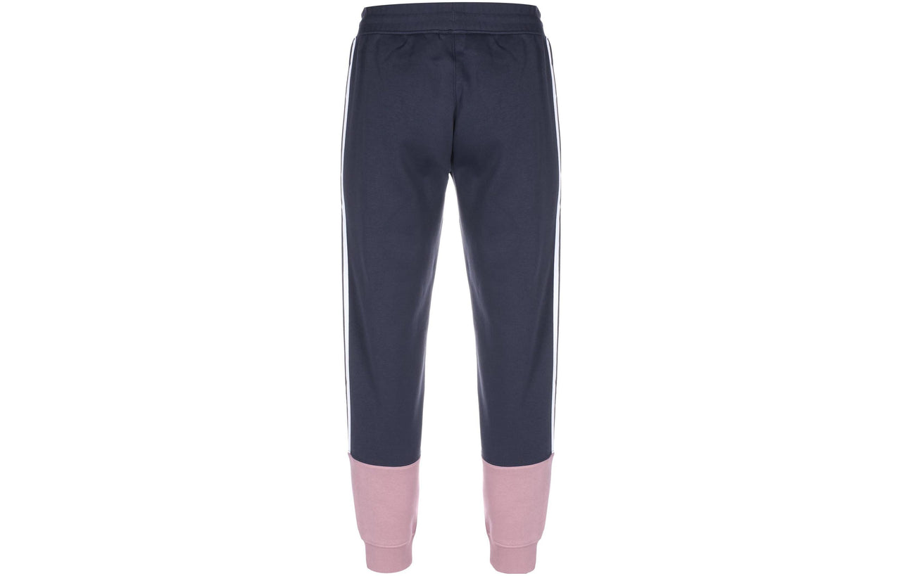 Men's adidas originals Logo Stripe Colorblock Sports Pants/Trousers/Joggers Blue HC2083