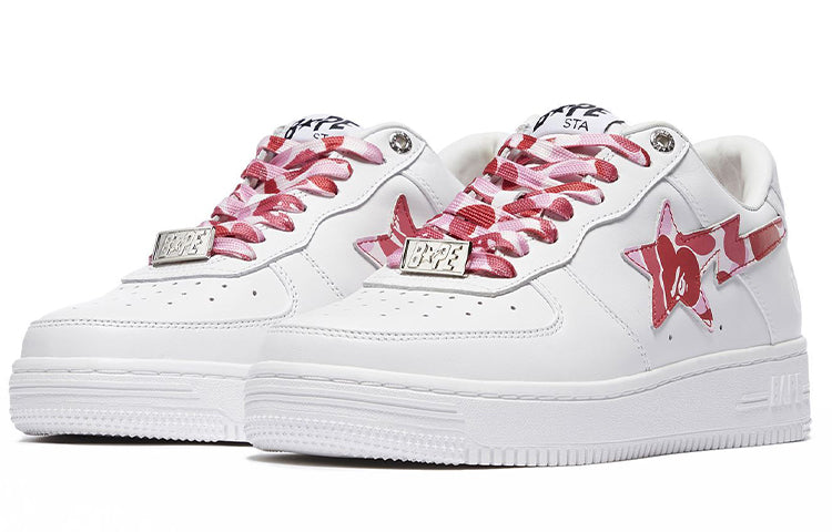 A Bathing Ape Bape Sta 'White Pink Camo' 1H20-191-045-RED