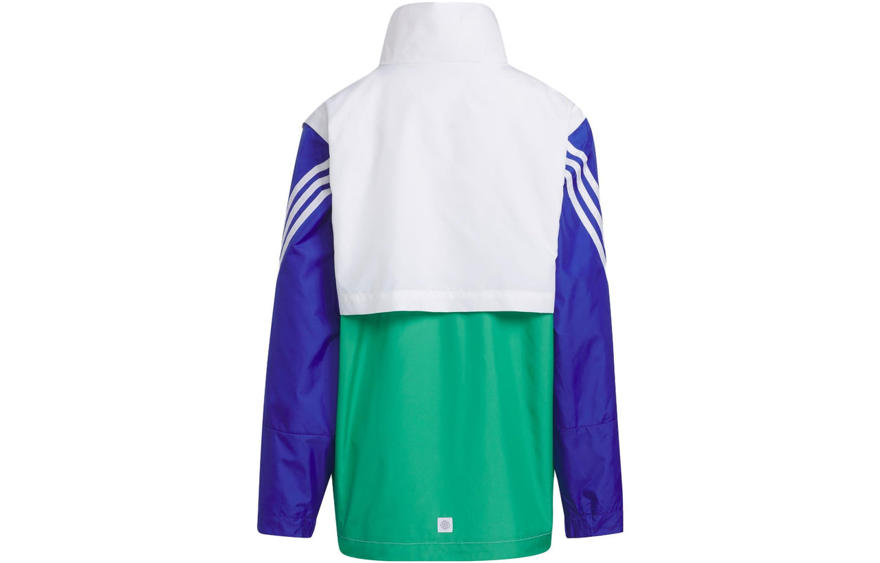 (GS) adidas x Disney Zootopia Woven Jacket 'White Blue Green' IK6064