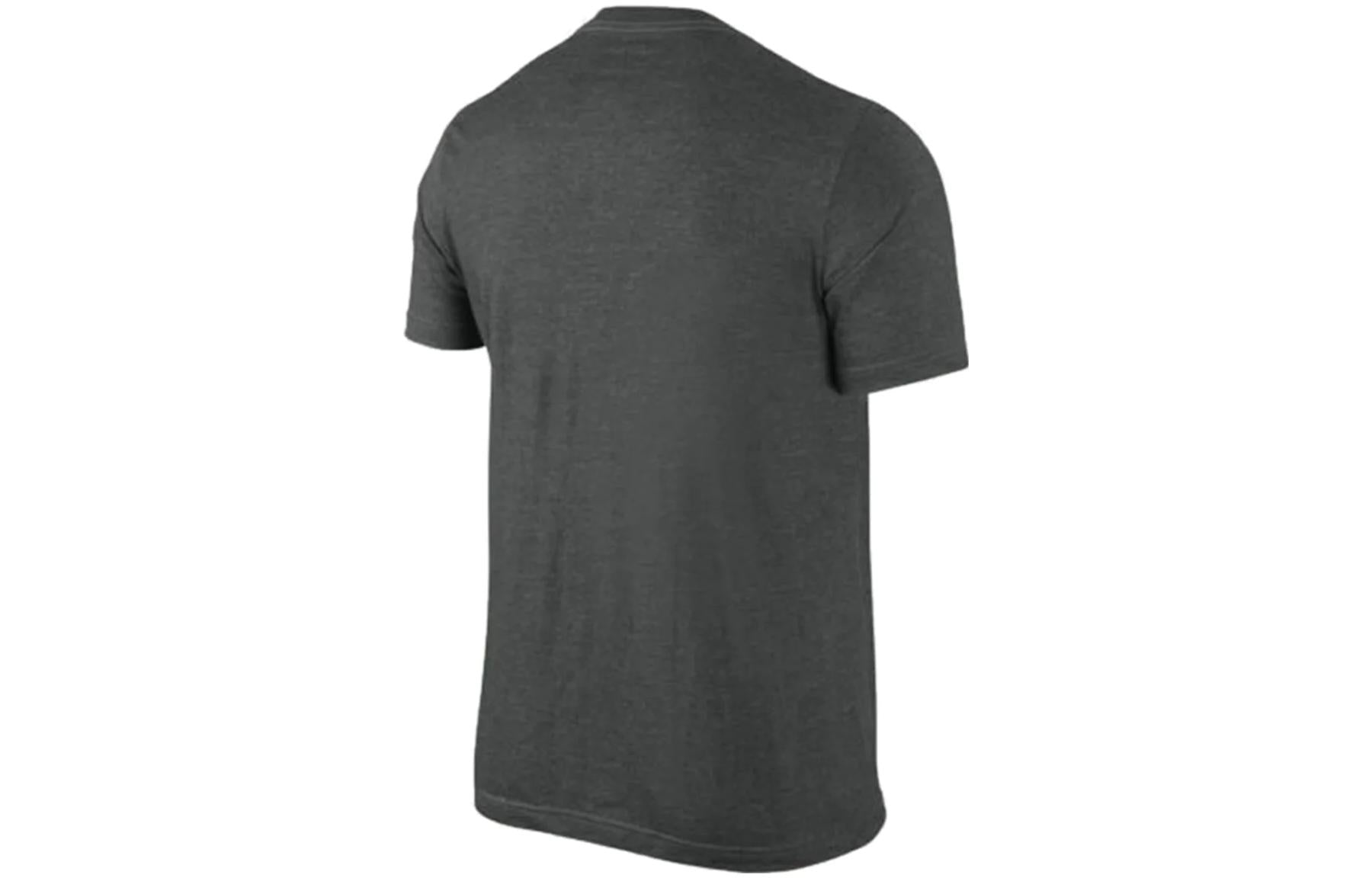 Nike Printed Nike Air Logo Pullover Short Sleeve T-shirt 'Heather Grey' 577893-071