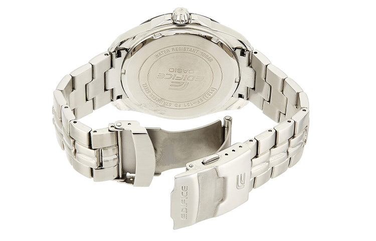 CASIO EDIFICE Waterproof Mens White Analog EF-131D-7A2021Q