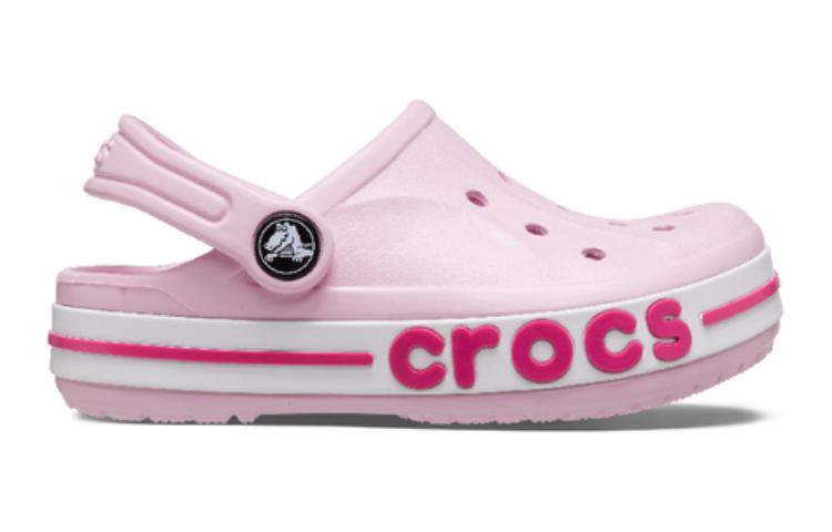 (GS) Crocs Bayaband Clog 'Pink White' 207019-6TG