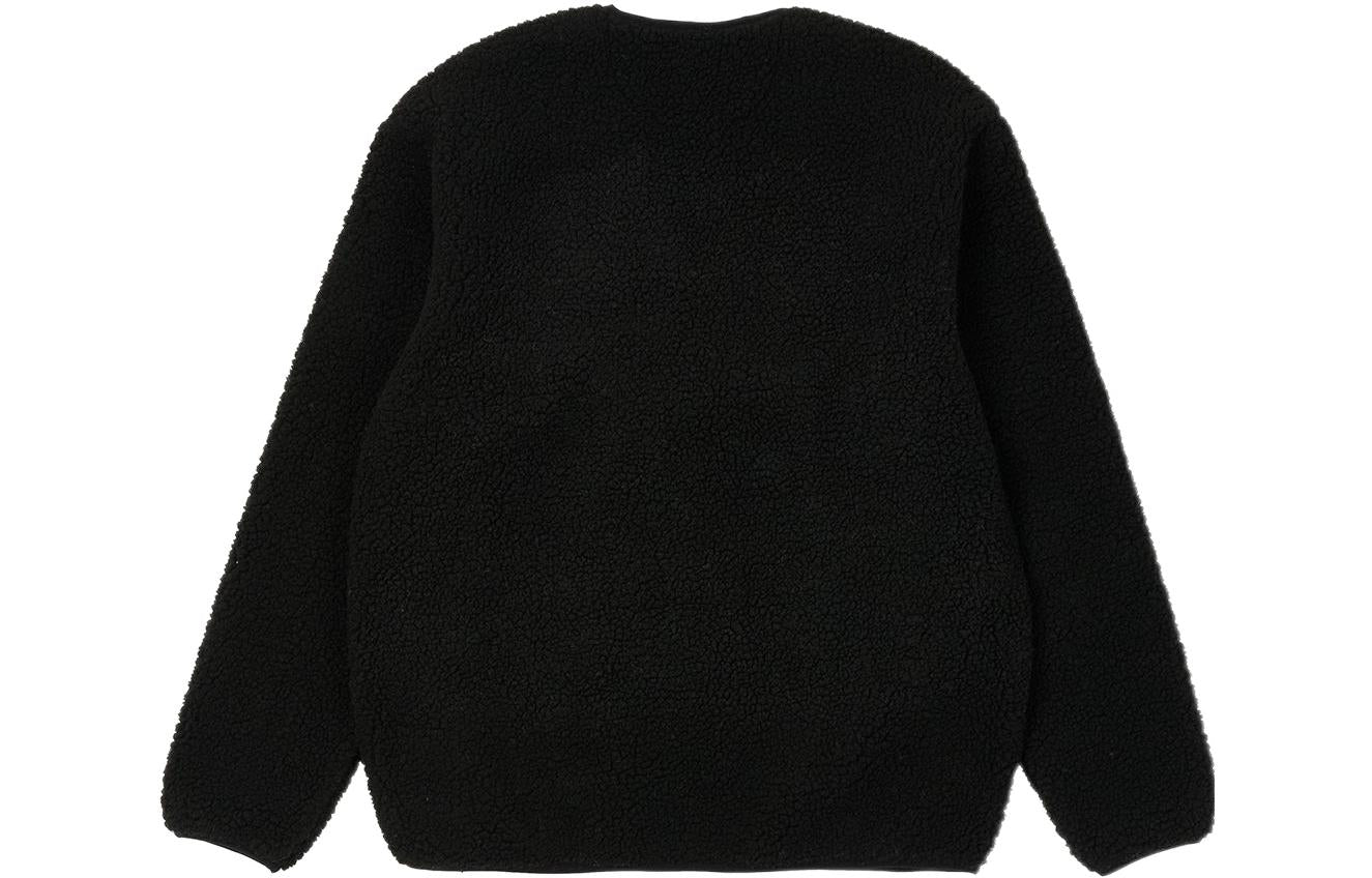 Palace SS22 Shearling Cardigan Jacket 'Black' P22CS041