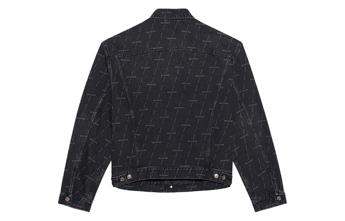 Balenciaga Denim Jacket Large Fit 'Charcoal' 620731TJW411052