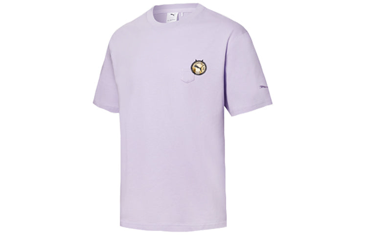 PUMA x Michael Lau Graphic Short T-Shirt 'Purple Black Tan' 531319-16
