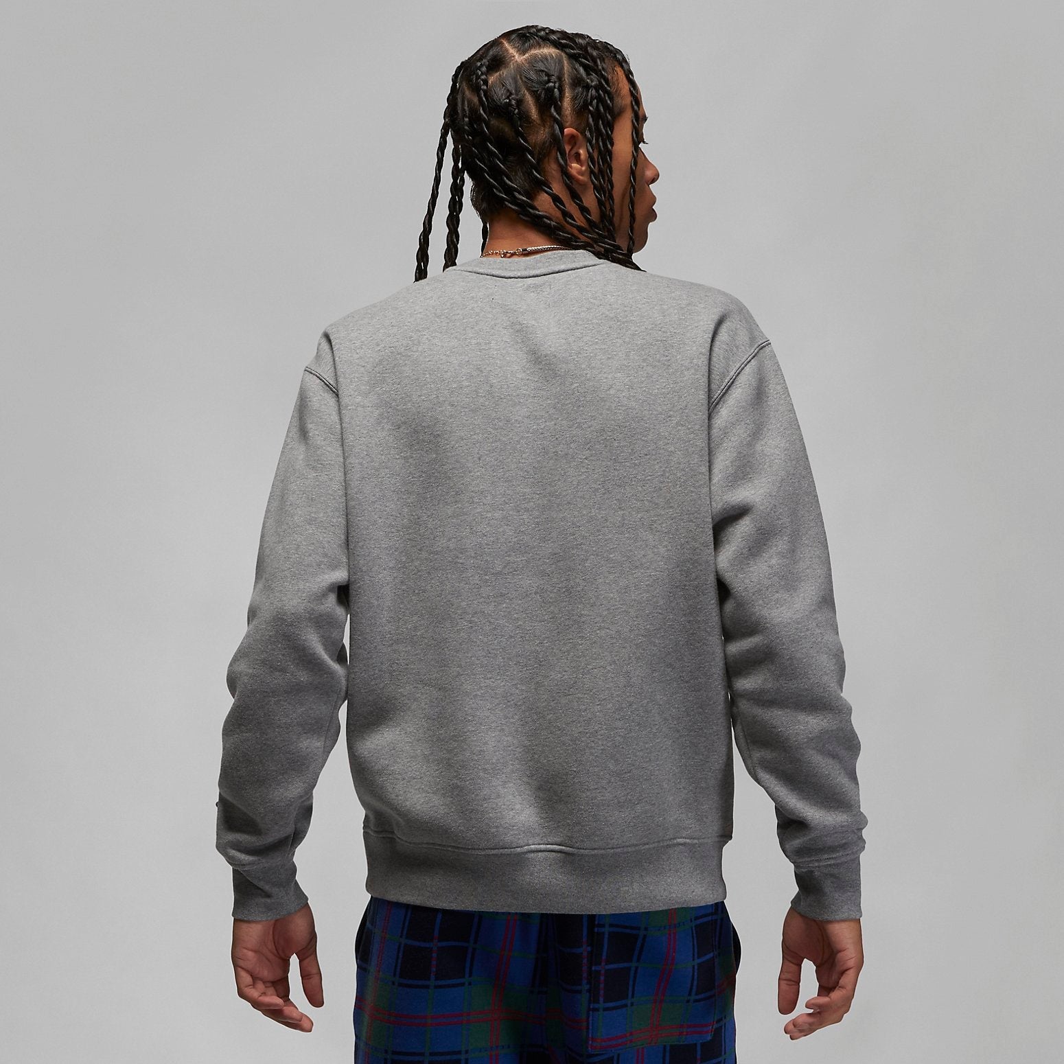 Air Jordan Holiday Fleece Crew Sweatshirt 'Grey' DV1576-091