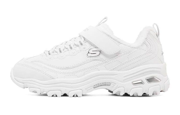 (GS) Skechers Dlites Running Shoes 'White' 302539L-WSL