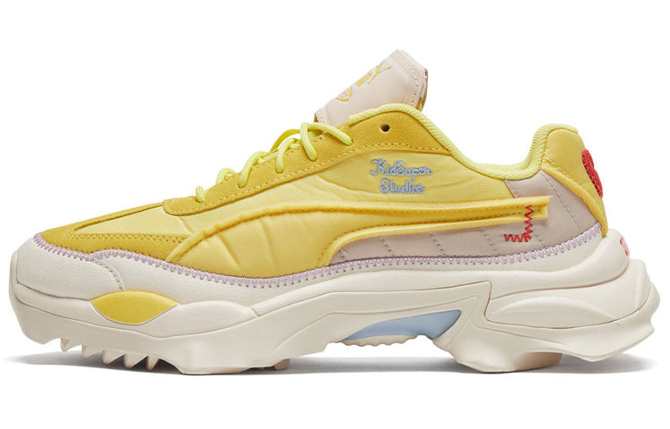 PUMA KidSuper Studios x Nitefox 'Limelight Yellow Cream' 373514-01