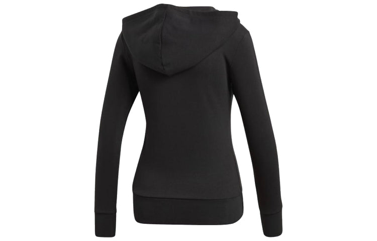 (WMNS) adidas Hooded Track Jacket Black S97065