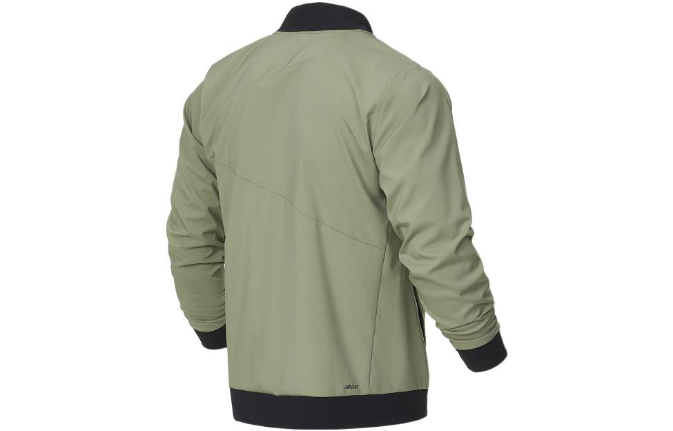New Balance Sport Jacket Asia Sizing 'Green Black' AMJ21010-OLF