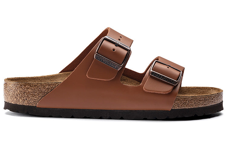 Birkenstock Arizona Series Cowhide Minimalistic Cozy Brown Version 1019019