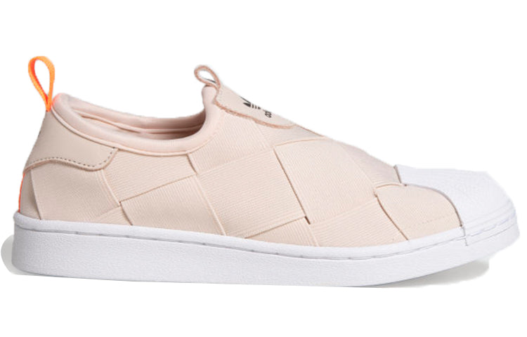 (WMNS) adidas originals Superstar Slip On Shoes Pink/White FW3569