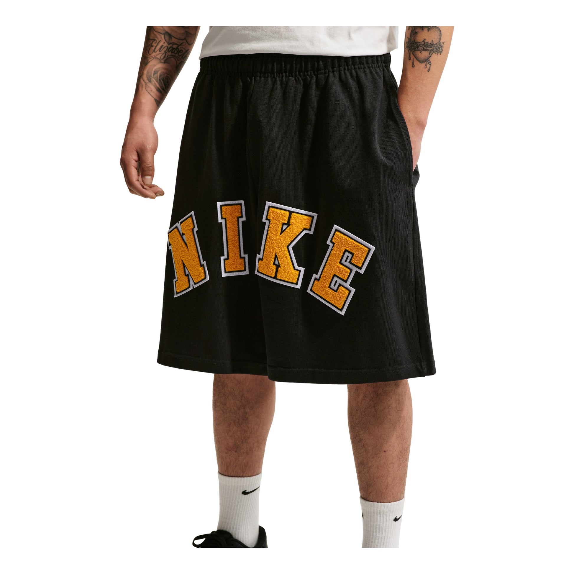 Nike Midweight Short 'Black Yellow' IF2235-010