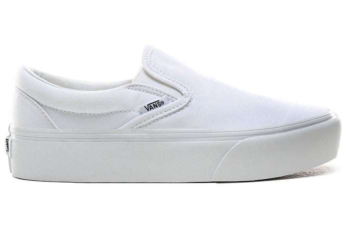 (WMNS) Vans Classic Slip-On Platform 'White' VN0A3JEZW00