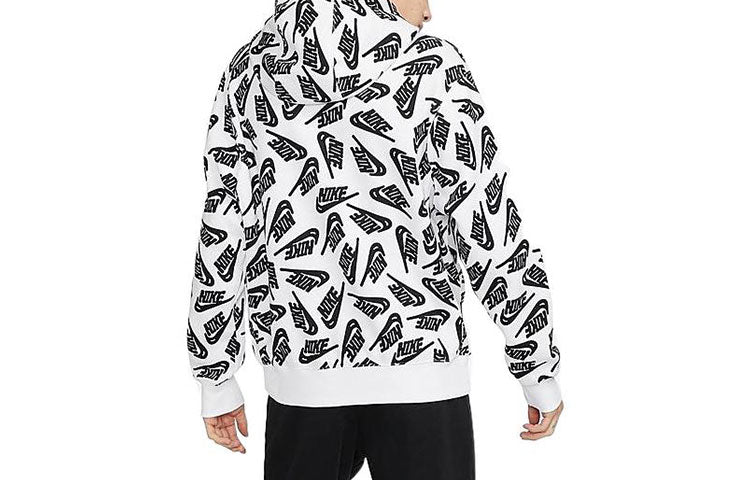 Nike Sportswear Sport Pullover 'White Black' DD4847-100