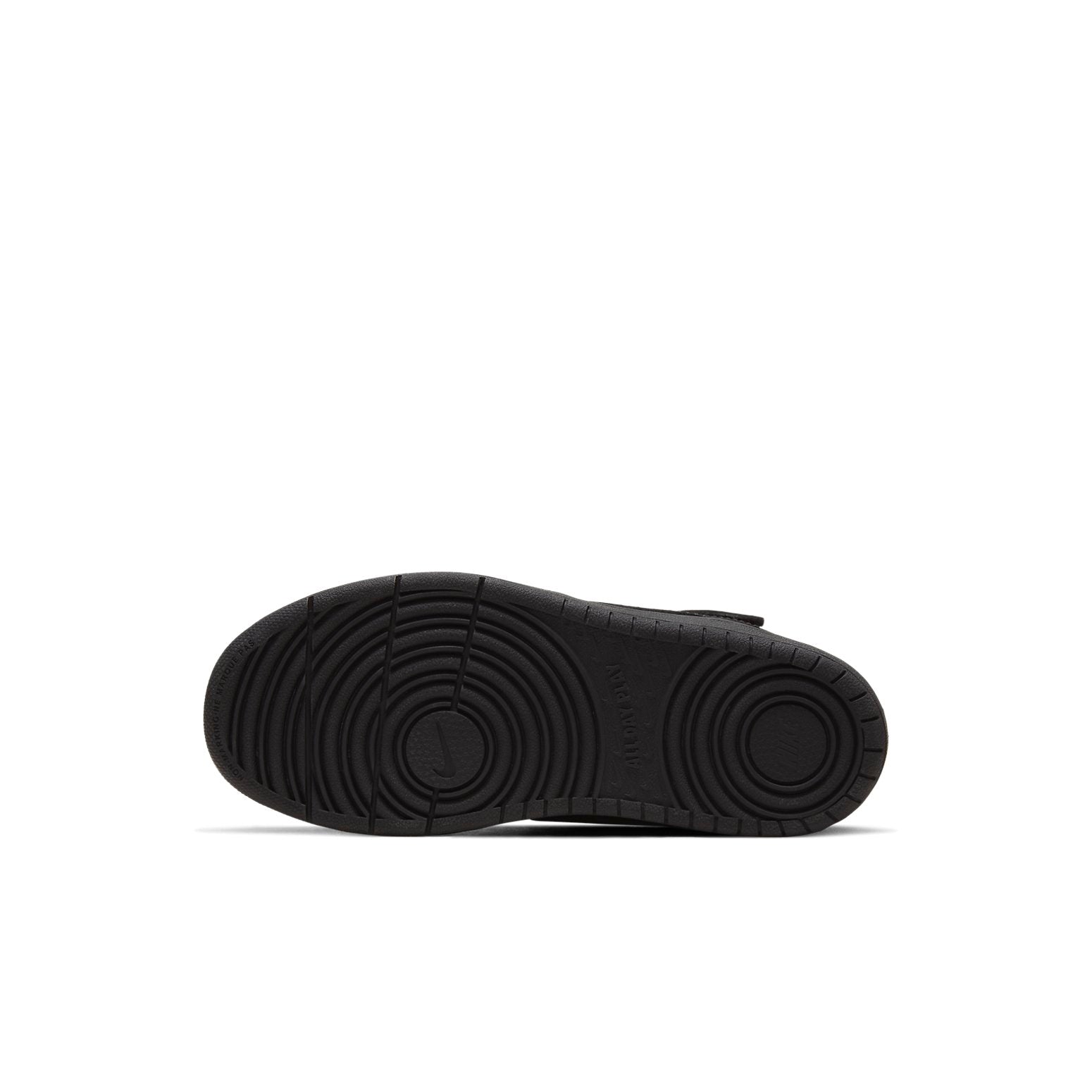 (PS) Nike Court Borough Mid 2 'Triple Black' CW5868-001