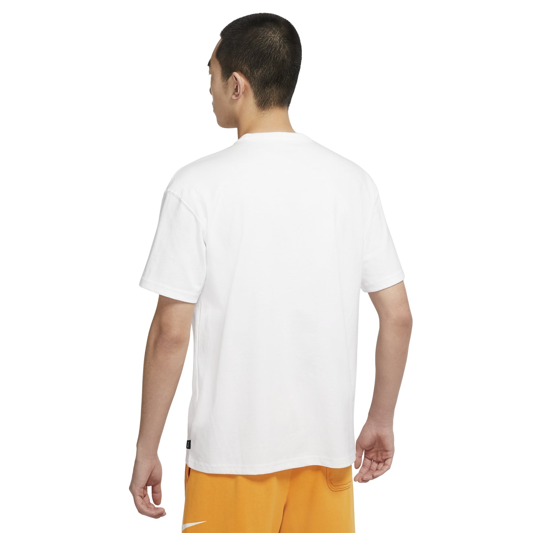Nike Solid Color Pocket Round Neck Loose Short Sleeve White DQ9296-100