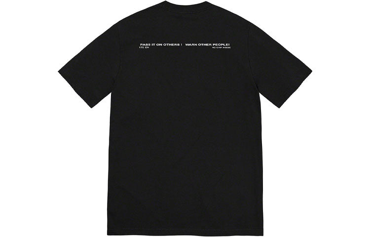 Supreme FW22 Warning Tee T SUP-FW22-022-BLK