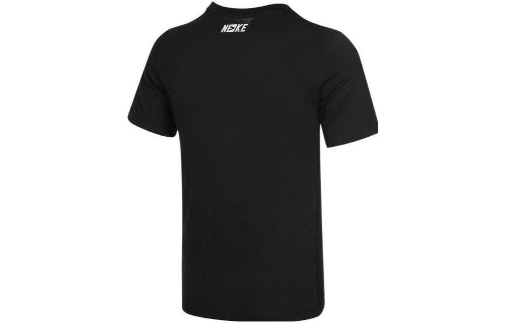 Men's Nike Printing Cartoon Pattern Round Neck Short Sleeve Black T-Shirt DO9156-010