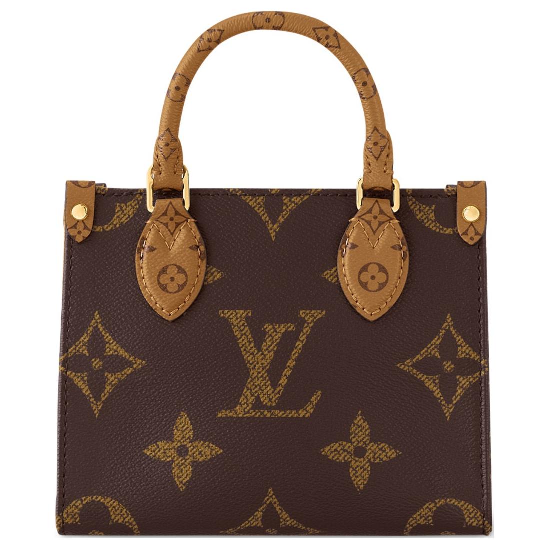 (WMNS) LOUIS VUITTON OnTheGo BB Monogram Reverse Canvas Handbag 'Brown' M46839