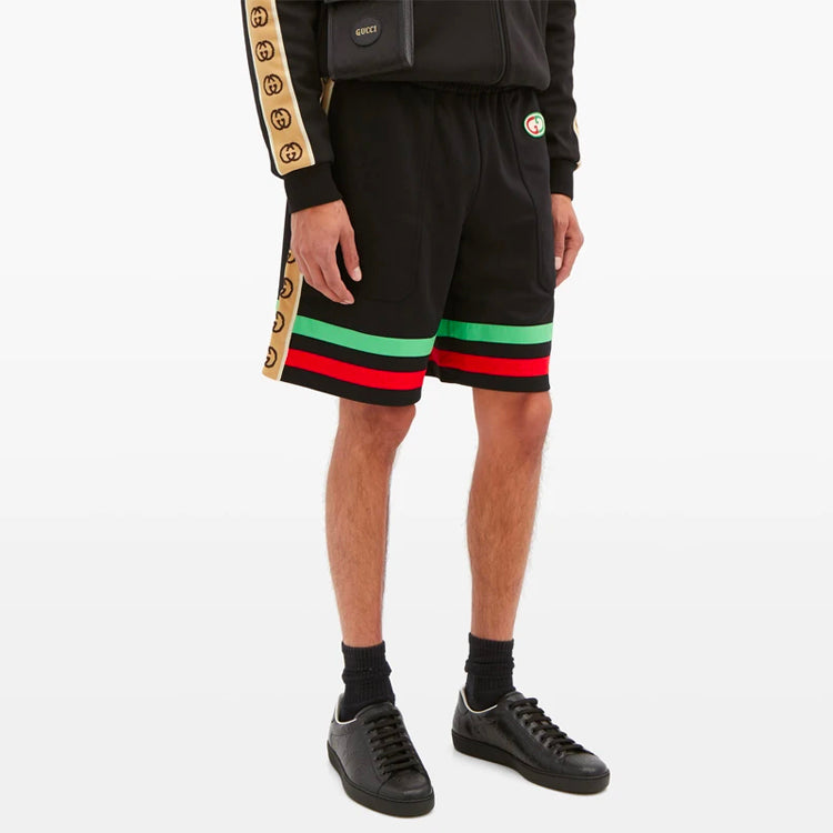 Gucci GG Stripe Shorts 'Black' 625344-XJCNQ-1082