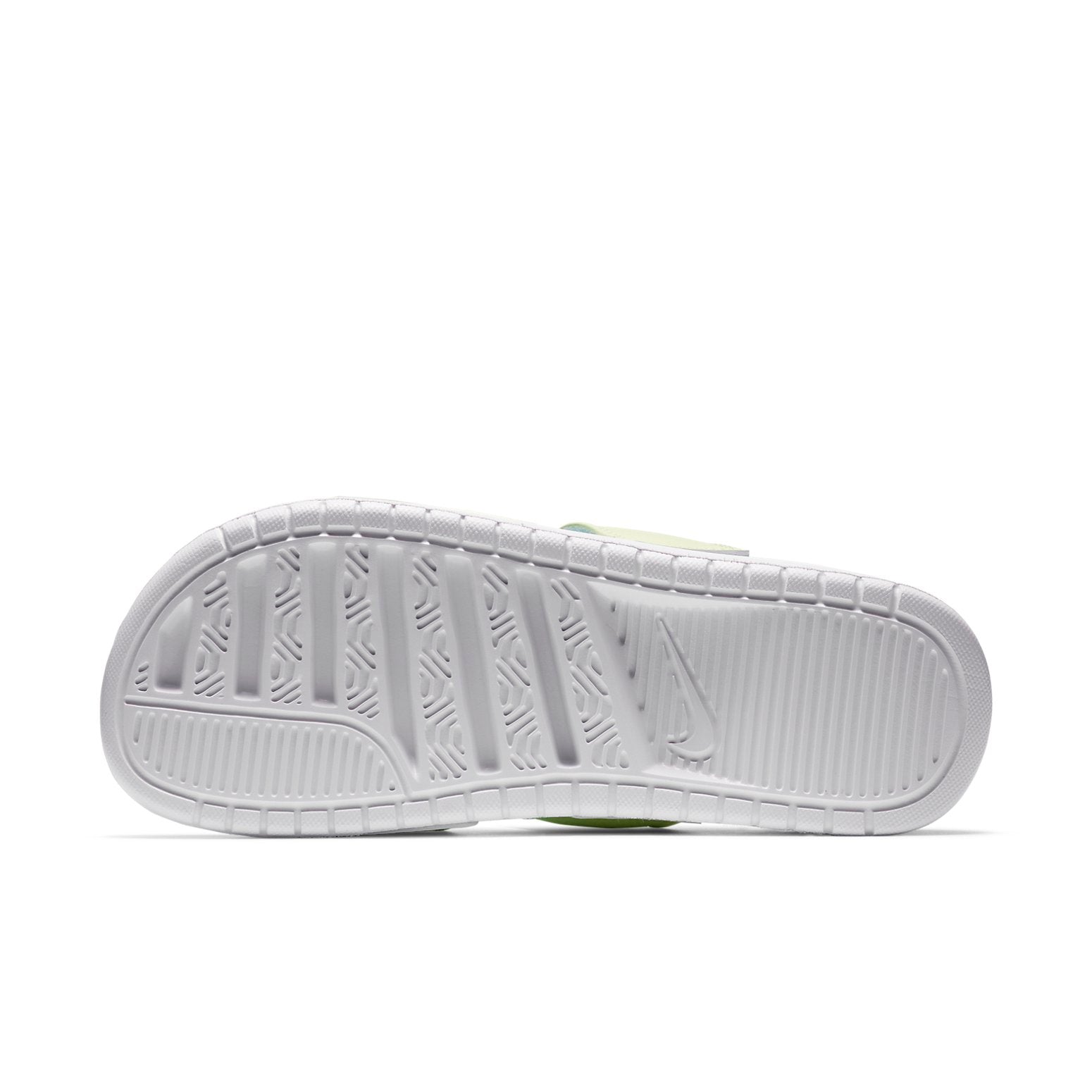 (WMNS) Nike Benassi Duo Ultra Slide White/Yellow 819717-111
