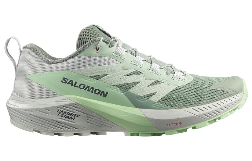 (WMNS) SALOMON Sense Ride 5 'Lily Pad Metal' 473141