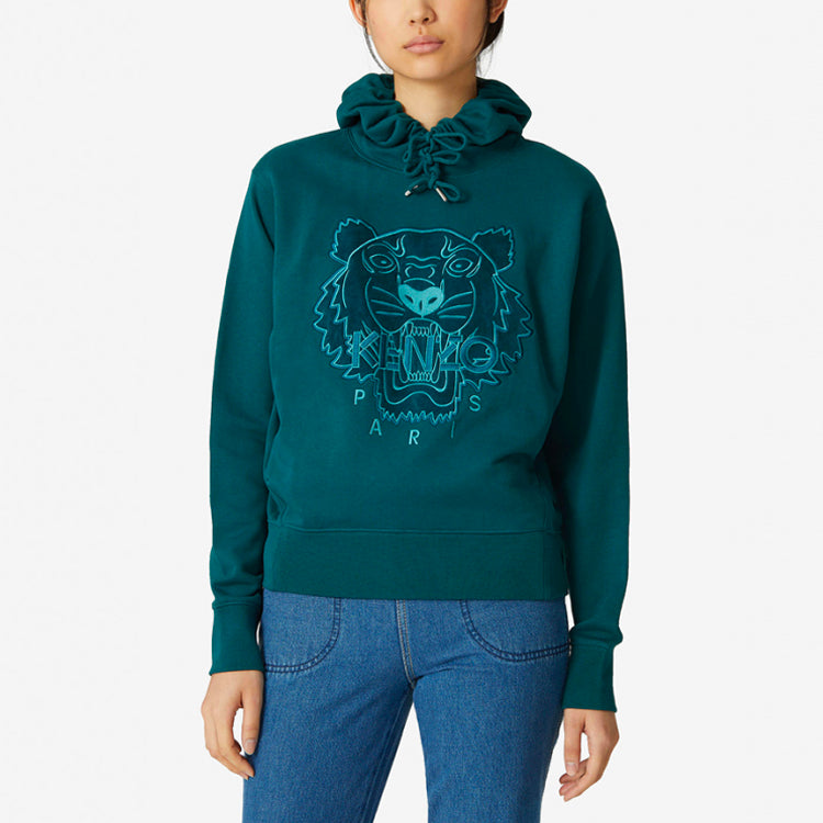 (WMNS) KENZO Tiger Head Printing Hoodie FA62SW8714XJ-73