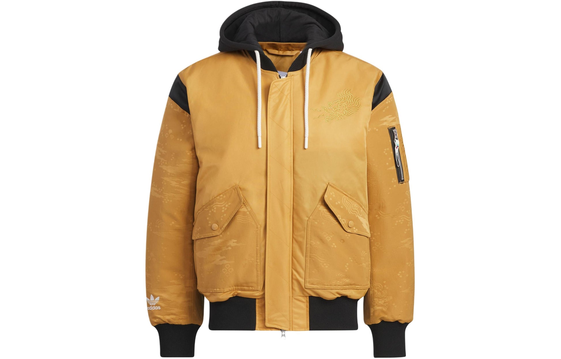 adidas Originals X Feifei Ruan Padded Ma Jacket Asia Sizing 'Brown Black' IX4233