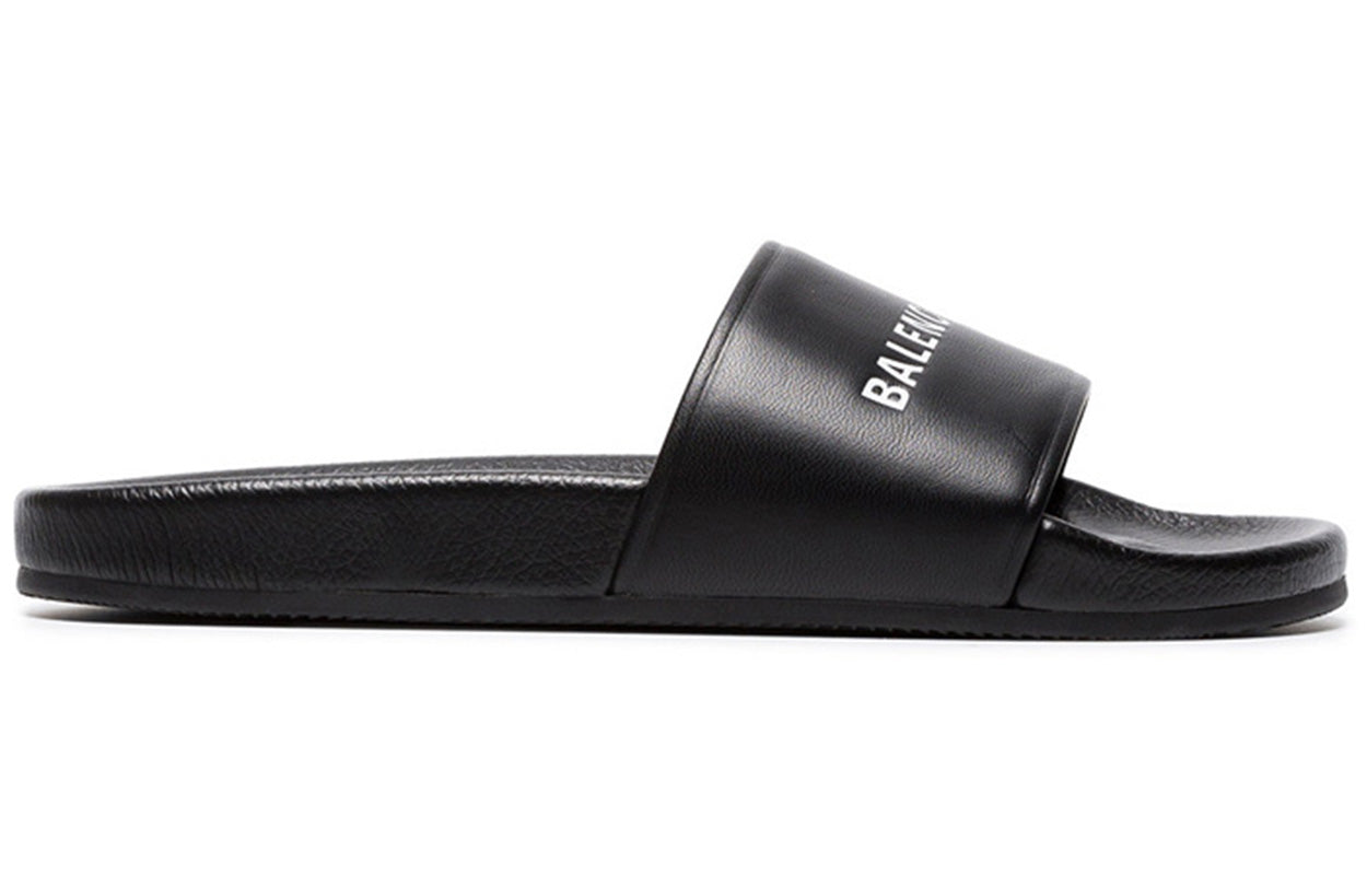 Balenciaga Logo Slide 'Black' 506347WAL001006