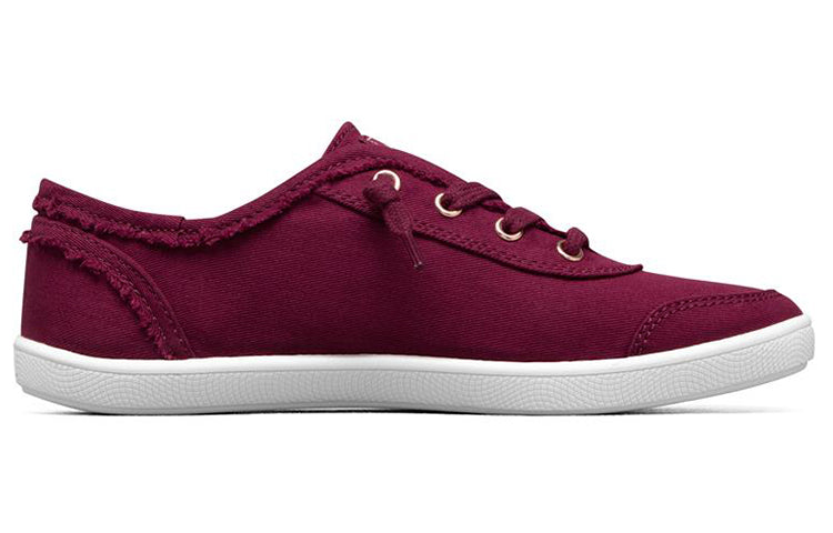 (WMNS) Skechers Bob's B Cute Low-Top Sneakers Deep-Wine 33492-BURG