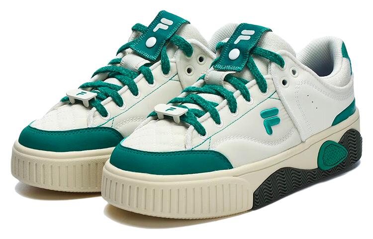 (WMNS) FILA Stack Sneaker 'White Green' T12W312203FPG