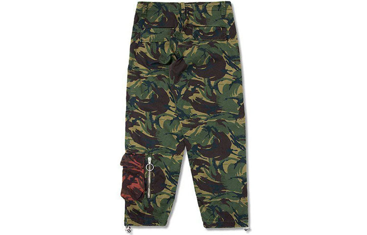 Men's Off-White Camouflage 9 Cargo Black Pants OMCA068S188140089900
