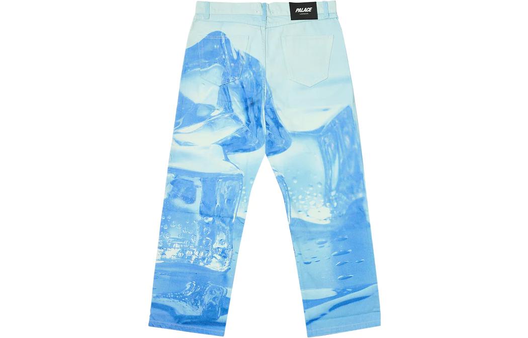 Palace Ultimate Chill Baggier Jean 'Crystalised Blue' P24T041