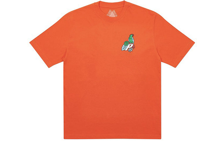 PALACE Parrot PALACE-3 Alphabet Printing Short Sleeve Unisex Red P19TS215