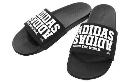 adidas Adilette Cloudfoam Plus Campus (W) 'Black White' BY2615