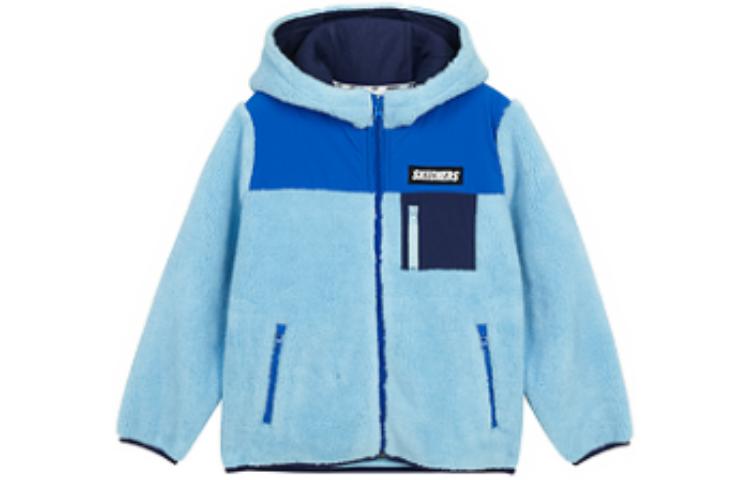(GS) Skechers Hooded Zipper Front Chest Pocket Jacket 'Multi-Color' L321K145