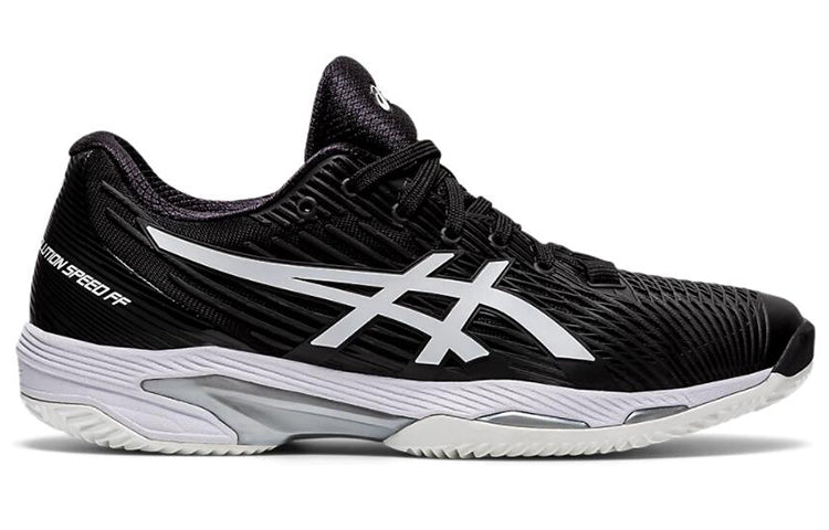 (WMNS) ASICS Gel-Solution Speed FF 2 Clay Black/White 1042A134-001