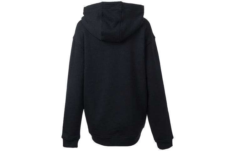 (WMNS) Alexander McQueen Cotton Hoodie Black 481637-RNJ68-1000