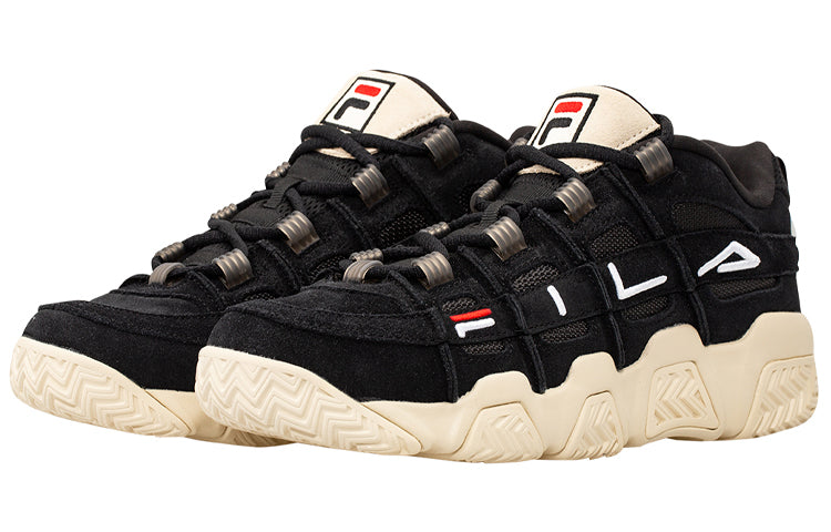 (WMNS) FILA Barricade Low Breakout Vintage 'Black White' T12W031201FBK