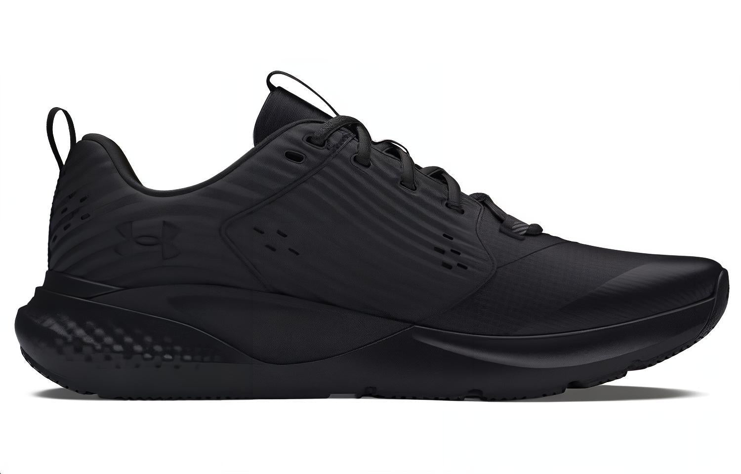 Under Armour Charged Commit 4 'Triple Black' 3026017-005