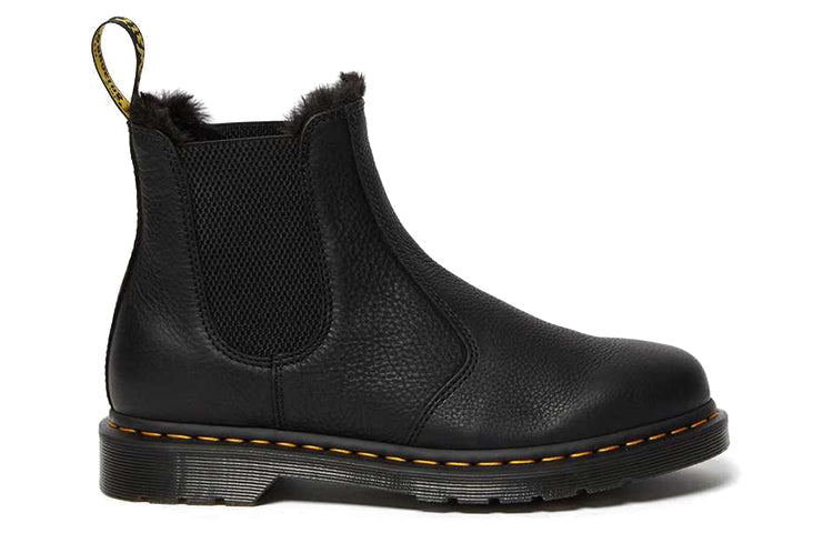Dr. Martens 2976 Faux Fur Lined Chelsea Boots 'Black' 26333001