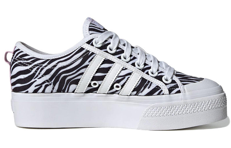 (WMNS) adidas Nizza Platform 'Zebra' GZ9681
