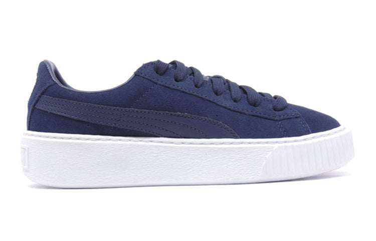 (GS) PUMA Suede Platform 'Peacoat' 363663-03