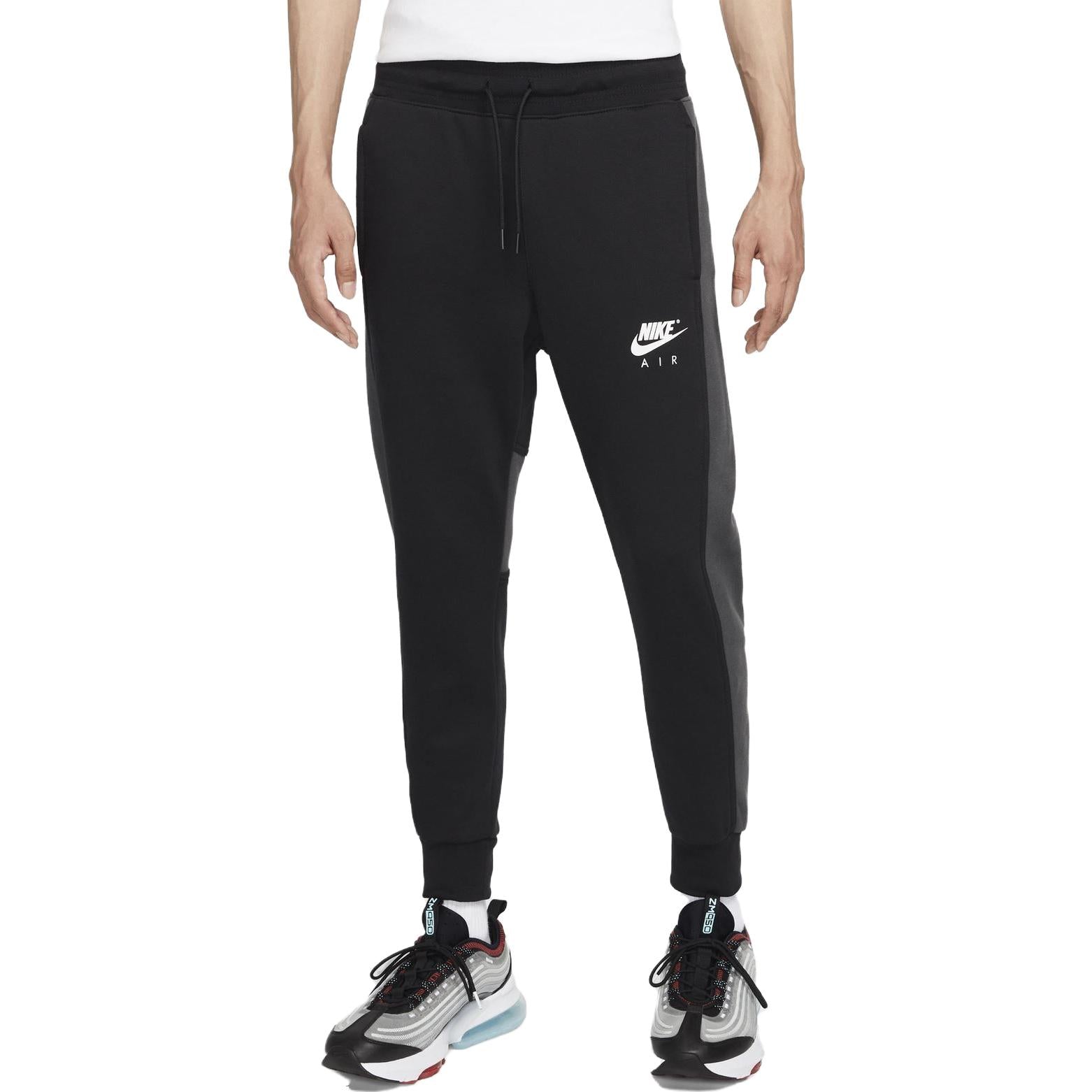 Nike Sportswear Air Sweatpants 'Black Charcoal Grey' DD6348-010