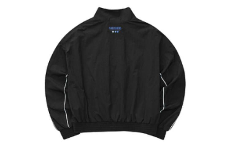 (WMNS) Skechers Logo Letter Heart Print Zip Jacket 'Black' L223W100